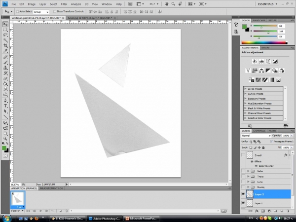 Creation of Wolfman: Step 3